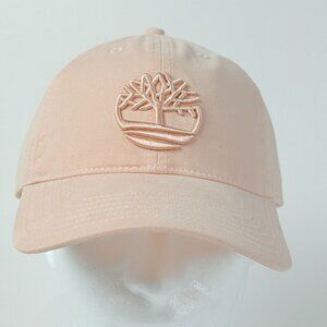 Women’s Timberland Pink Baseball Cap Embroidered Logo Adjustable Strap Hat